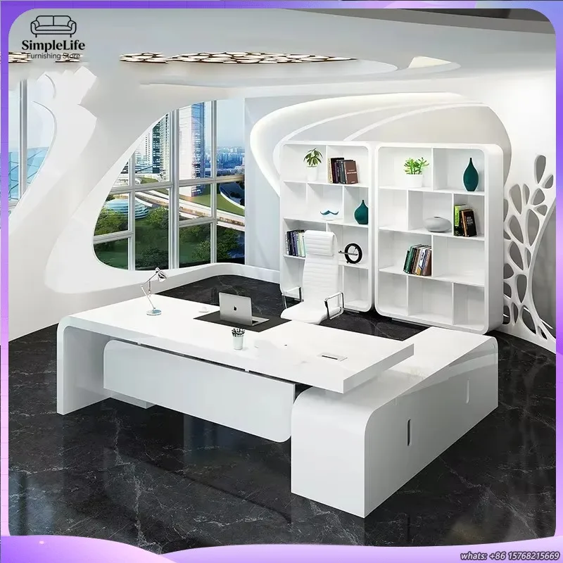 Modern Adjustable L Shaped Executive Office Desk Custom Size Color Luxury Workstation for Home Business
Modern Adjustable L Shaped Executive Office Desk Custom Size Color Luxury Workstation for Home Business