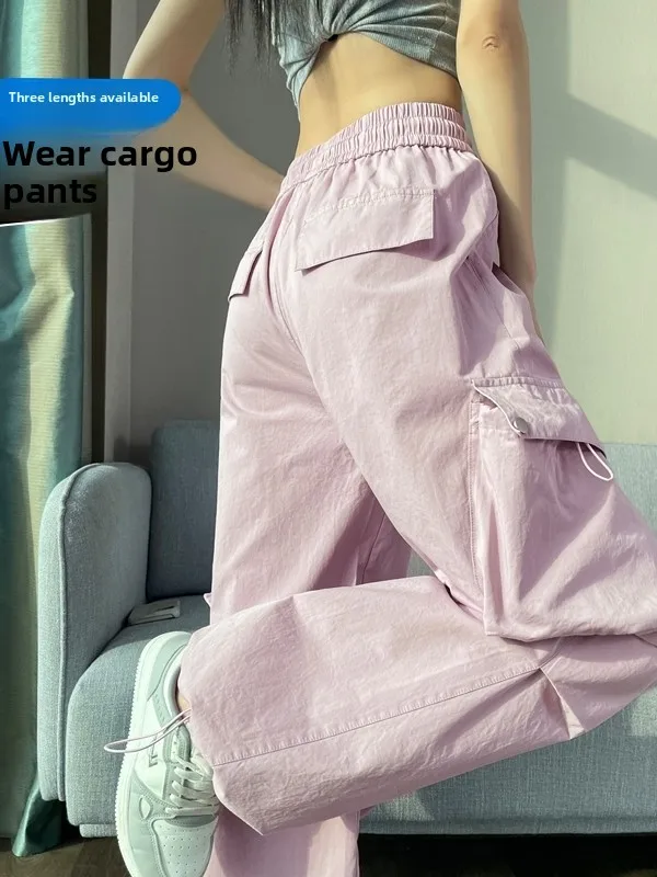 Authentic Summer 2026 High Waist Wide Leg Casual Sports Pants Thin Style Workwear Trousers Polyester Cotton Blend Universal Fit
Authentic Summer 2026 High Waist Wide Leg Casual Sports Pants Thin Style Workwear Trousers Polyester Cotton Blend Universal Fit