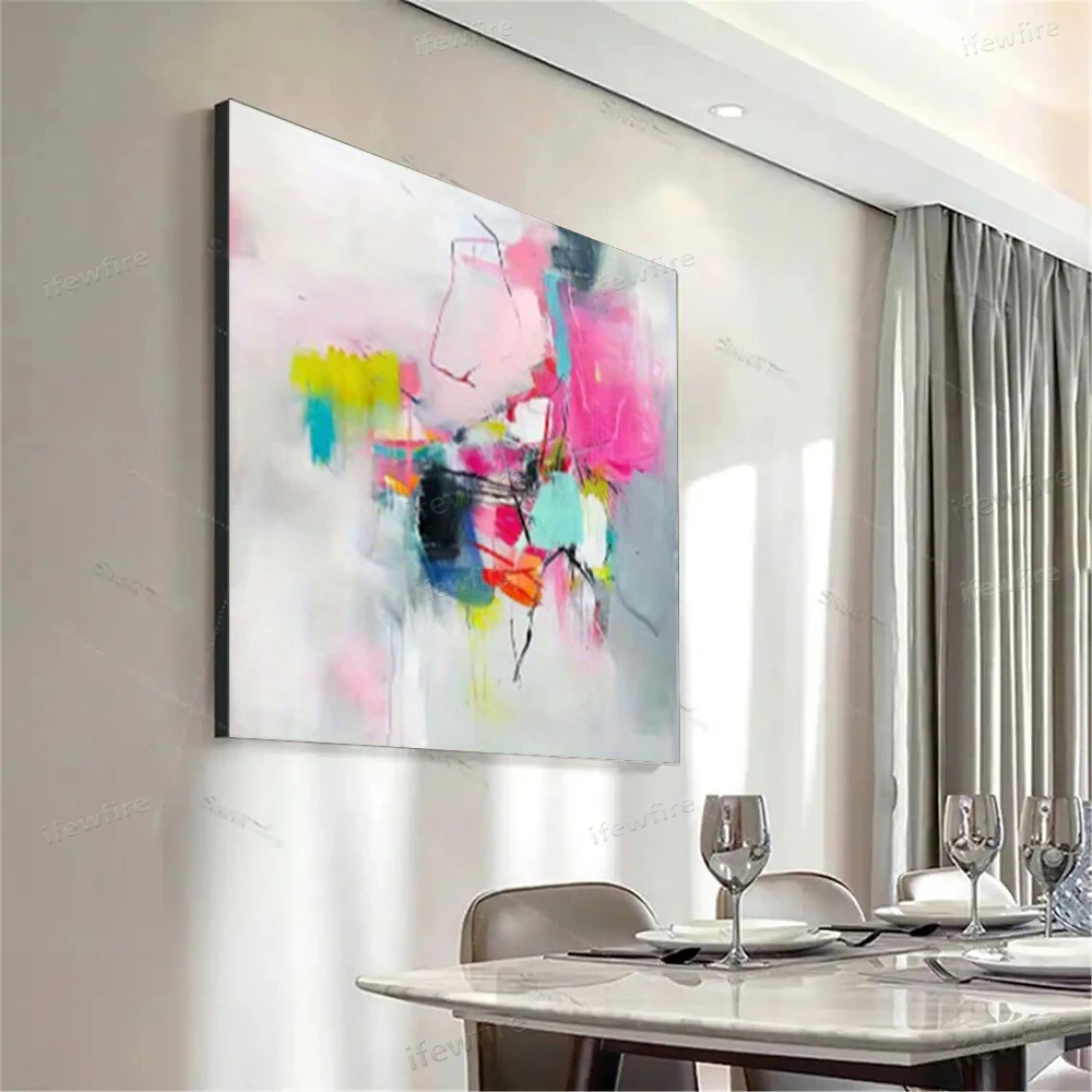 Nordic Home Decor Wall Art Cyan Texture Canvas Paintings 100% Hand-painted Oil Painting Gold Foil Dot Mural Room Decoration
Nordic Home Decor Wall Art Cyan Texture Canvas Paintings 100% Hand-painted Oil Painting Gold Foil Dot Mural Room Decoration