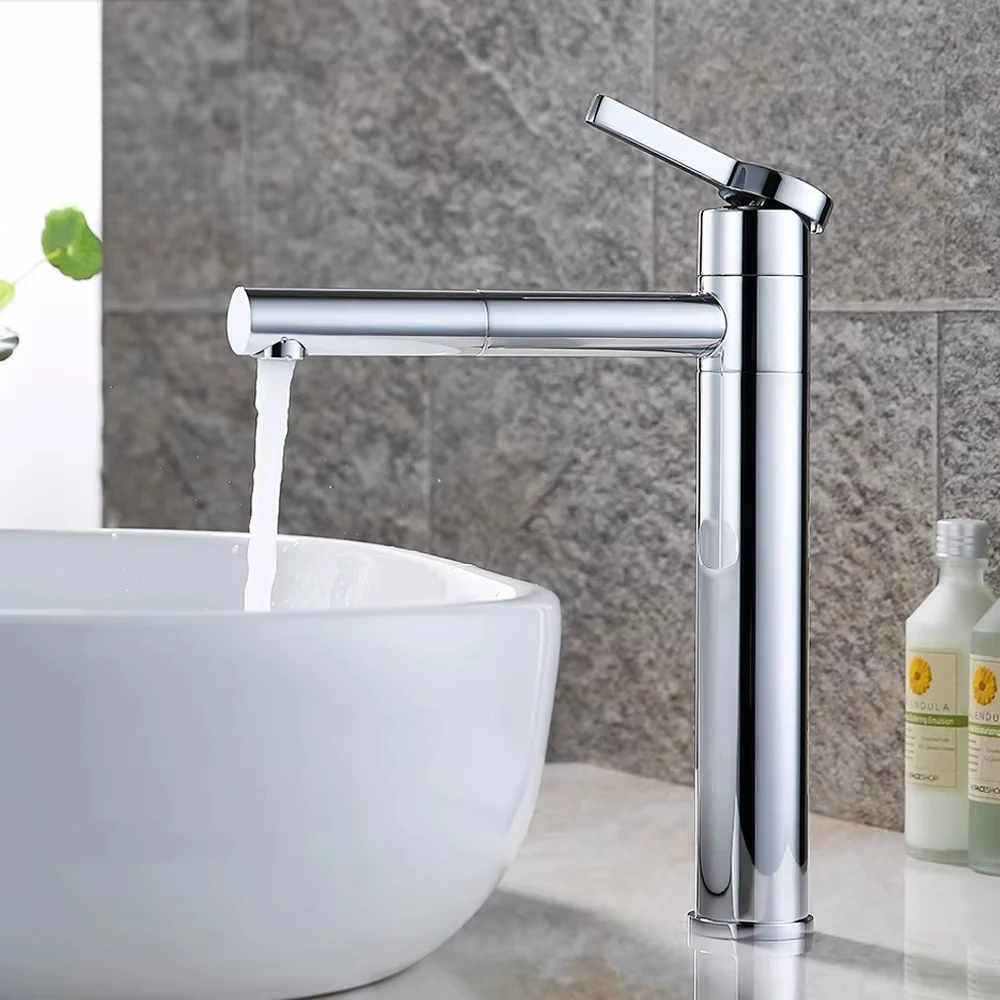 Modern Faucet Bathroom Basin Faucets Brass Vessel Sinks Mixer Vanity Tap Swivel Spout Deck Mounted Washbasin Faucet Accessories
Modern Faucet Bathroom Basin Faucets Brass Vessel Sinks Mixer Vanity Tap Swivel Spout Deck Mounted Washbasin Faucet Accessories