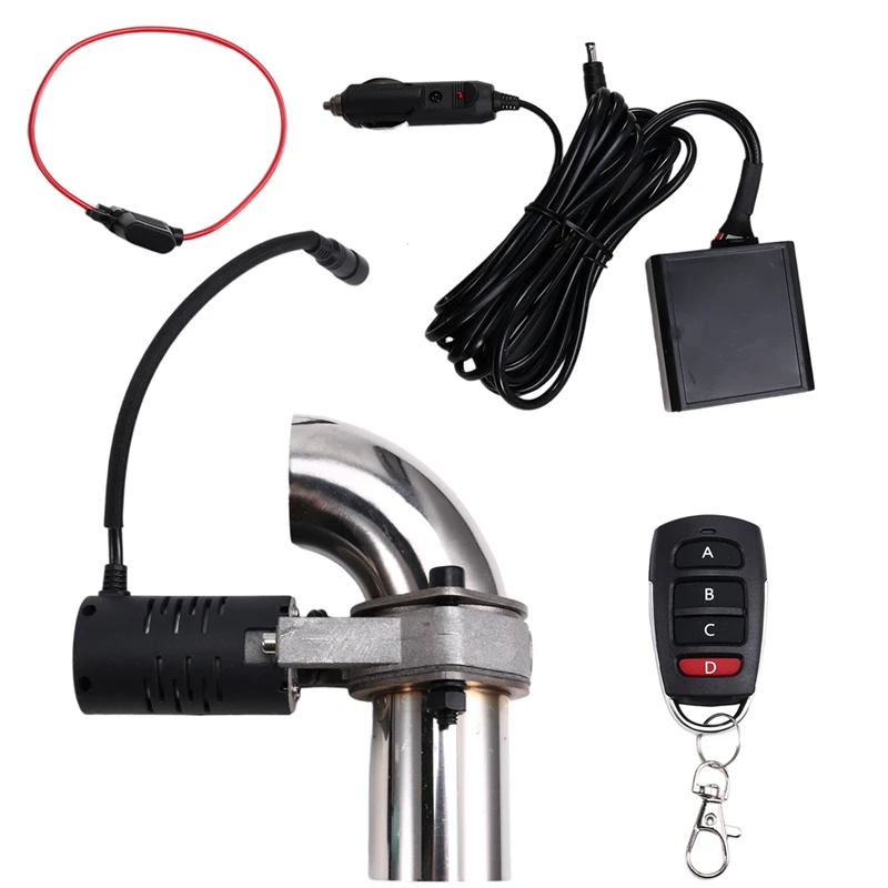 Exhaust Valve Muffler Cutout Kit Electric Exhaust Cutout Pipe Valve Set Wireless Remote Control Valve System
Exhaust Valve Muffler Cutout Kit Electric Exhaust Cutout Pipe Valve Set Wireless Remote Control Valve System