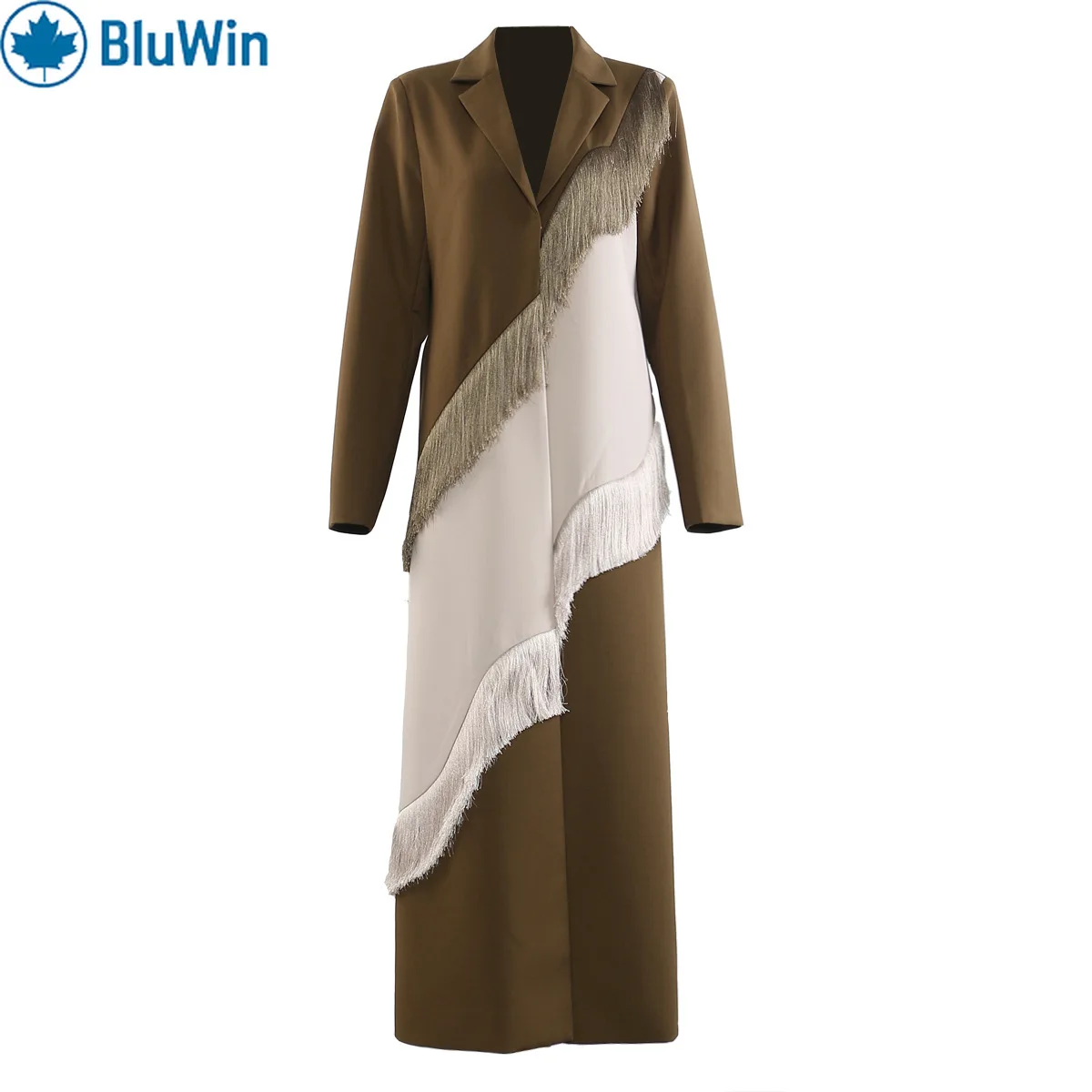 URBANCHIC Long Deconstructed Blazer Coat – Heavywork Fringe Patchwork Statement Tailored Outerwear for Women
URBANCHIC Long Deconstructed Blazer Coat – Heavywork Fringe Patchwork Statement Tailored Outerwear for Women