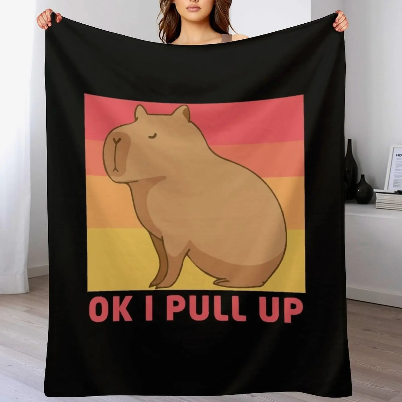 Ok I Pull Up Capybara Throw Blanket Blankets For Baby blankets and throws christmas gifts Multi-Purpose Blankets
Ok I Pull Up Capybara Throw Blanket Blankets For Baby blankets and throws christmas gifts Multi-Purpose Blankets