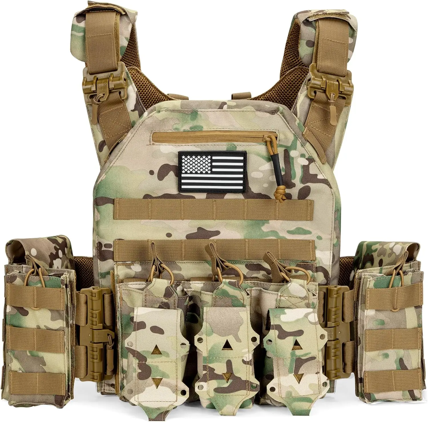 Men's Quick Release Lightweight Adjustable Breathable Tactical Vest for Outdoor Training
Men's Quick Release Lightweight Adjustable Breathable Tactical Vest for Outdoor Training