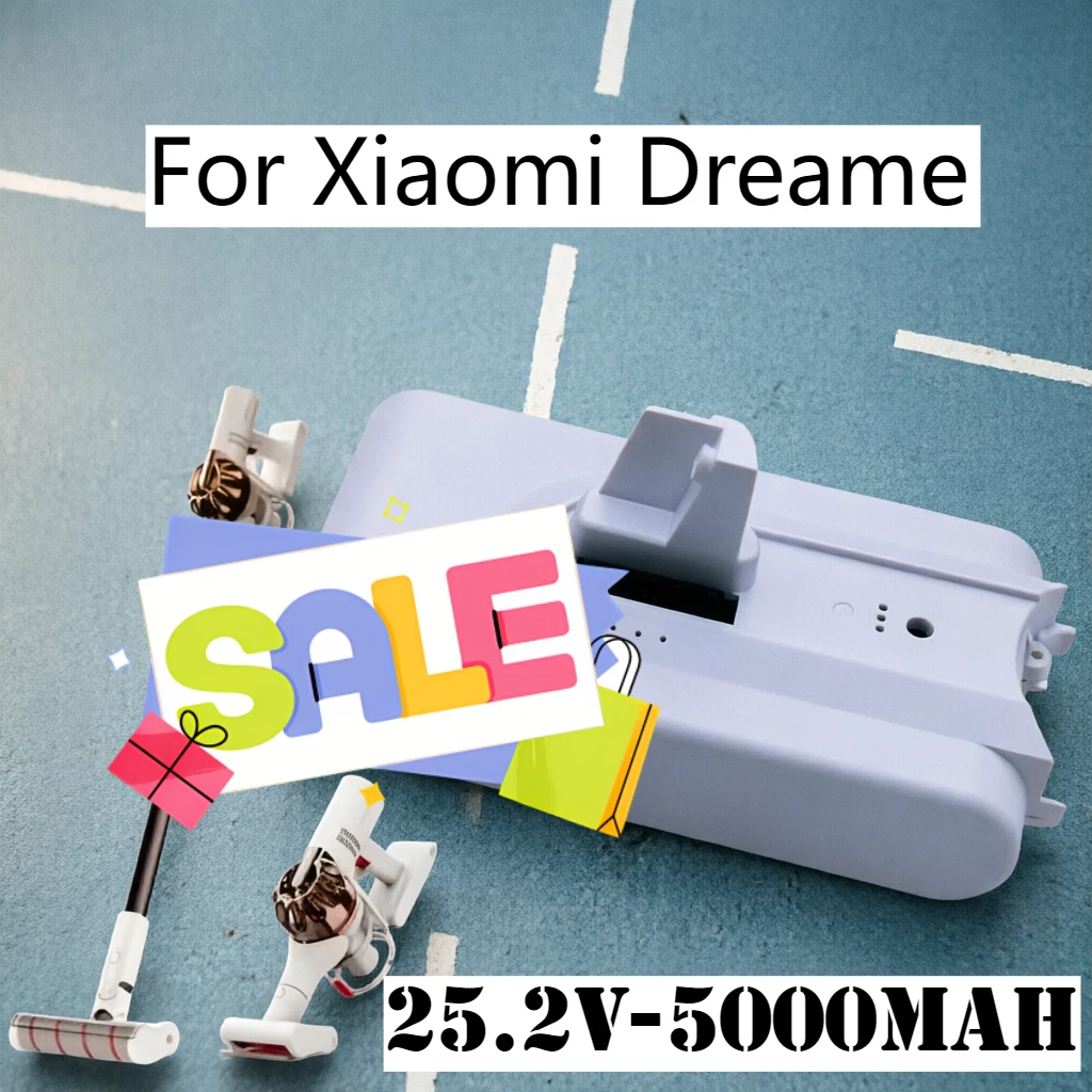 2026 Hot Products Replacement Battery 5000mAh 25.2V for Dreame V8 V9 V10 V9P XR VVN3 VVN4
2026 Hot Products Replacement Battery 5000mAh 25.2V for Dreame V8 V9 V10 V9P XR VVN3 VVN4