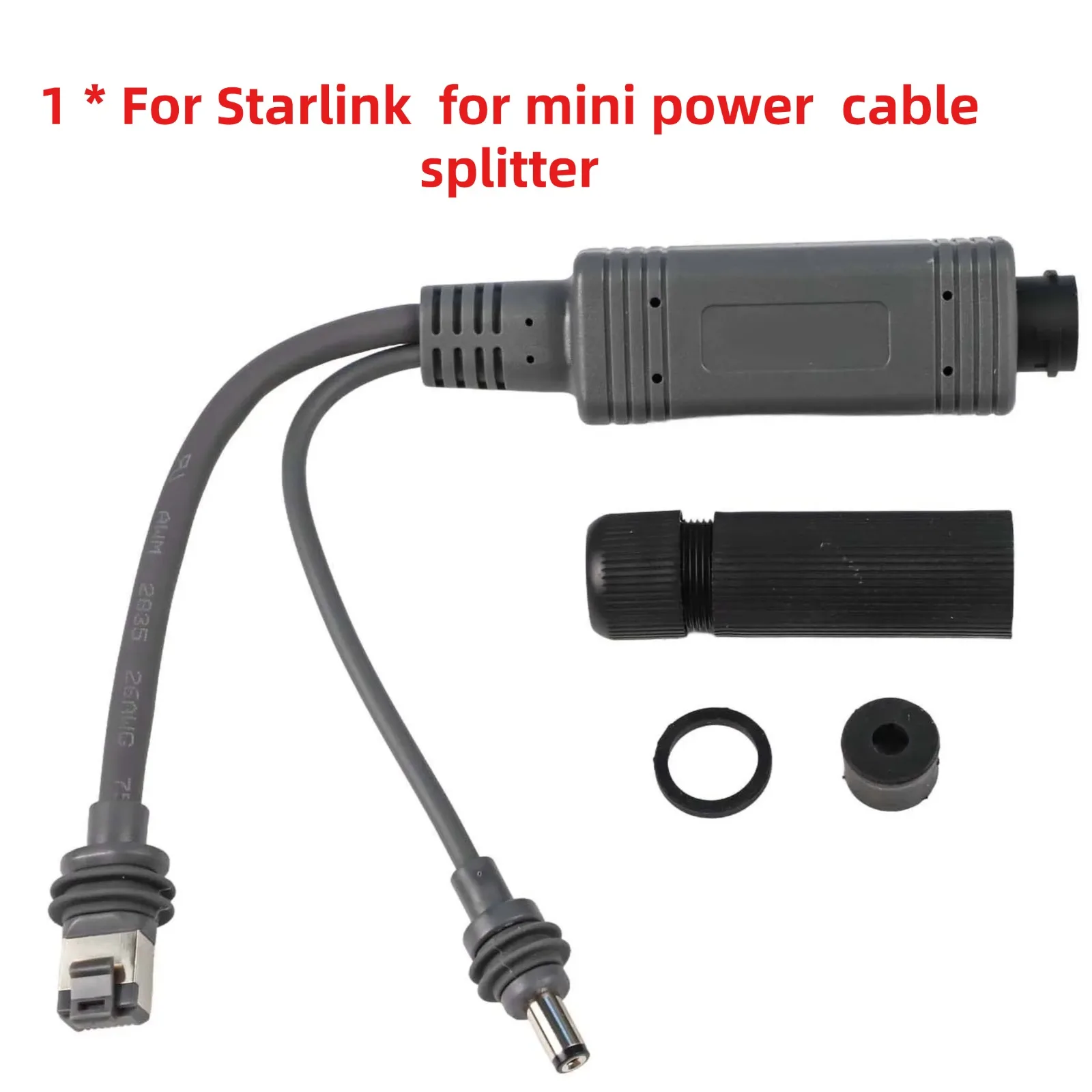 IP68 Power Cable Splitter For Starlink For Gen M'ini Non Standard Supply 48V 2.5A Outdoor Waterproof Connector Adapter Tool
IP68 Power Cable Splitter For Starlink For Gen M'ini Non Standard Supply 48V 2.5A Outdoor Waterproof Connector Adapter Tool