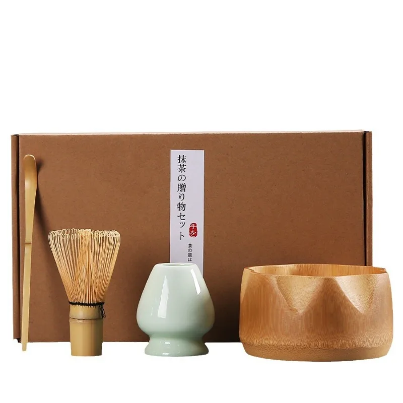 4PCS Bamboo Matcha Utensils Set Bowl Whisk Brush Whisk Stand Traditional Song Dynasty Matcha Whisking Ceremony Tools
4PCS Bamboo Matcha Utensils Set Bowl Whisk Brush Whisk Stand Traditional Song Dynasty Matcha Whisking Ceremony Tools