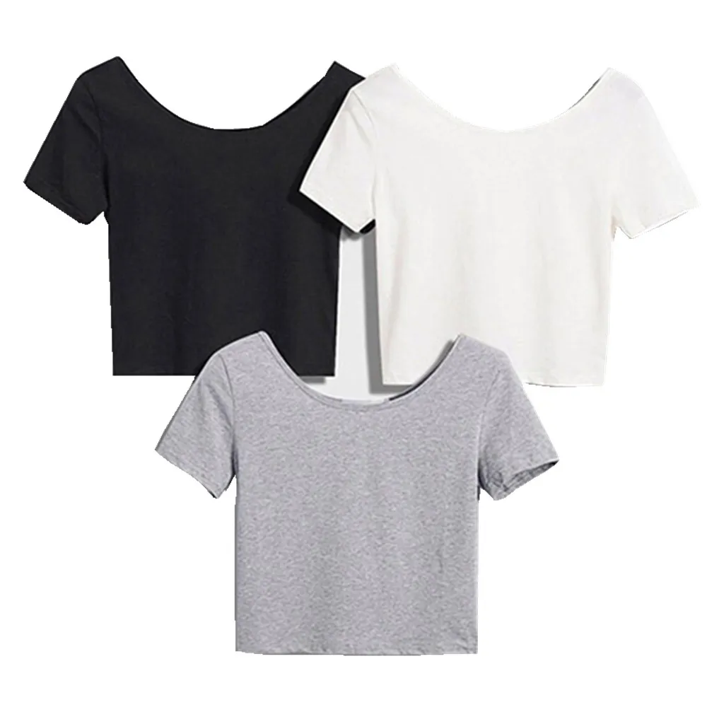 Women Summer Black Explosions Navel Short sleeve Slim Nightclub streetwear Crop Tops T-shirts Drop shipping
Women Summer Black Explosions Navel Short sleeve Slim Nightclub streetwear Crop Tops T-shirts Drop shipping