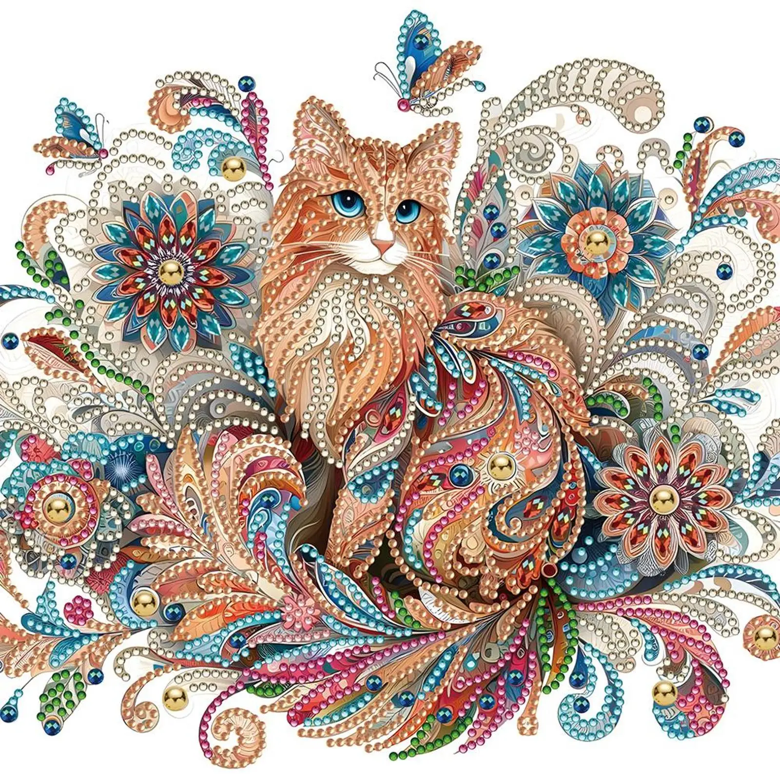 5D DIY Partial Special Shaped Drill Diamond Painting Kit Cat Decoration 30x30cm
5D DIY Partial Special Shaped Drill Diamond Painting Kit Cat Decoration 30x30cm