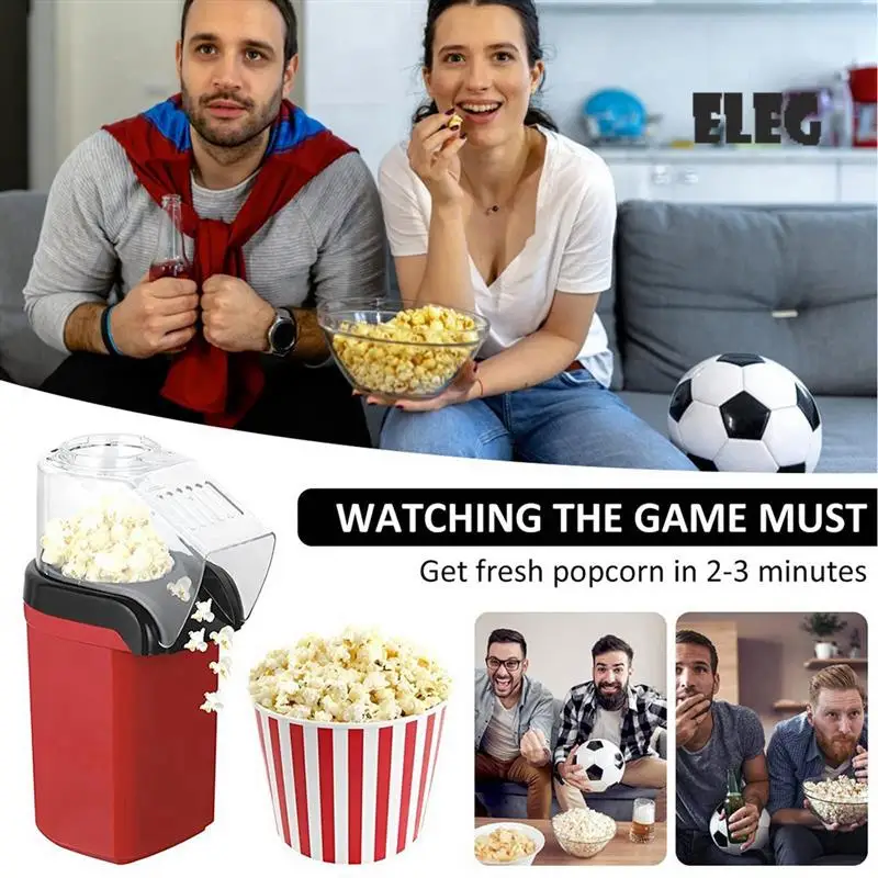 ELEG-Hot Air Popper,Electric Popcorn Maker Machine With 1200W,Healthy Delicious Snack For Kid Adult Great For Parties
ELEG-Hot Air Popper,Electric Popcorn Maker Machine With 1200W,Healthy Delicious Snack For Kid Adult Great For Parties