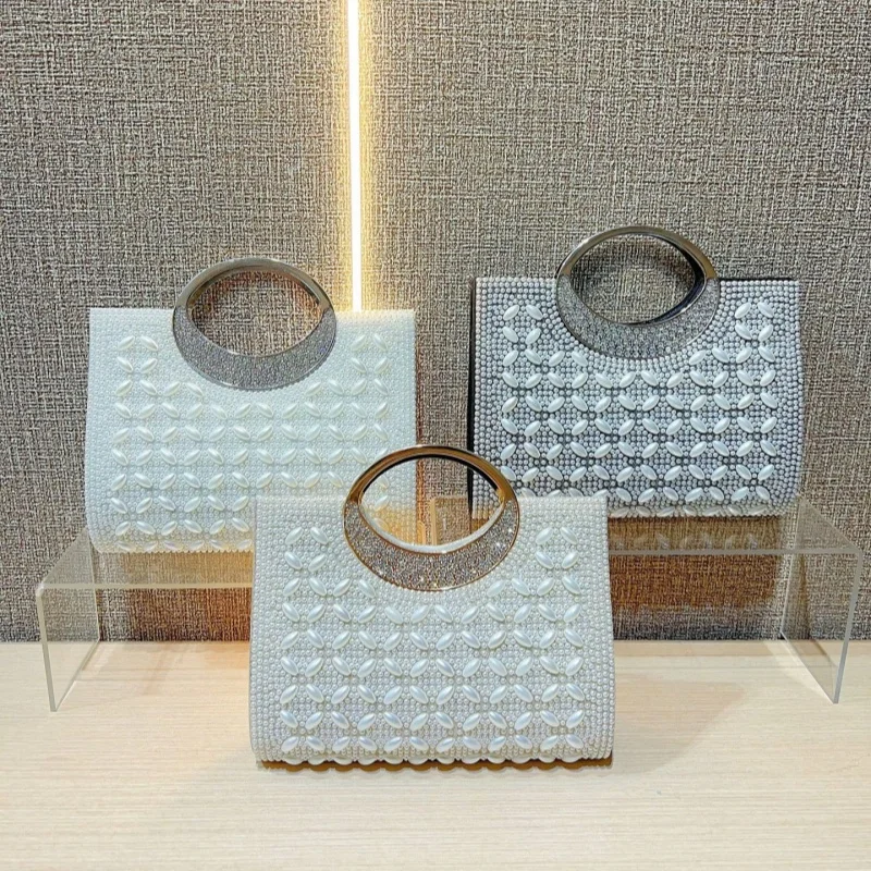 Pearl Gorgeous Luxury Evening Clutch Stylish Niche Shiny Rhinestones Sense Of Design Handbag For Banquets Weddings Dinner Party
Pearl Gorgeous Luxury Evening Clutch Stylish Niche Shiny Rhinestones Sense Of Design Handbag For Banquets Weddings Dinner Party