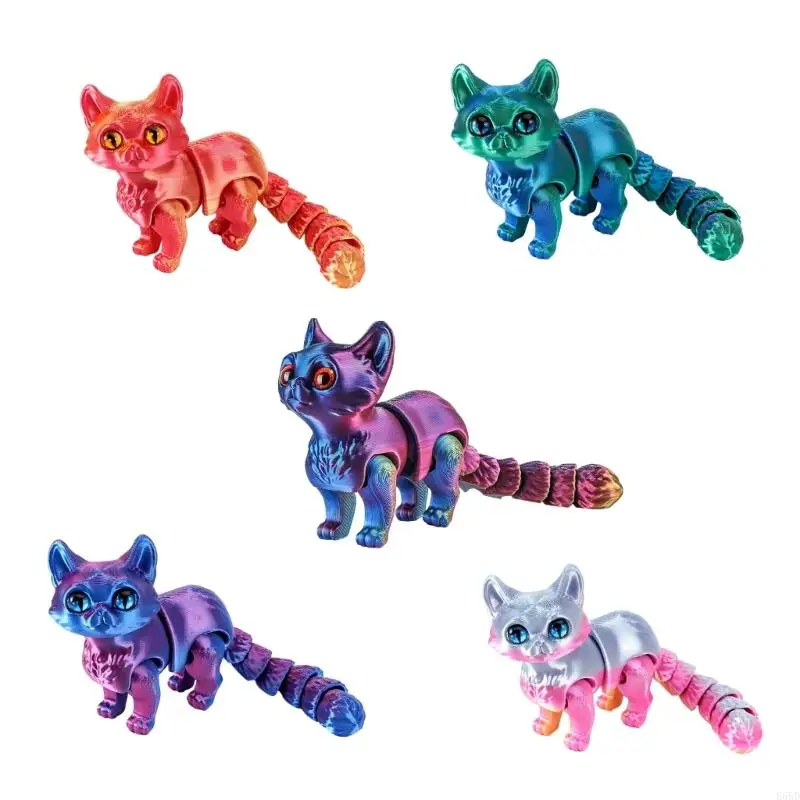 Компактный сочлененный котенок Fidgets игрушки долговечен и увлекательный стресс для детей и взрослых в любом месте E65D
Компактный сочлененный котенок Fidgets игрушки долговечен и увлекательный стресс для детей и взрослых в любом месте E65D