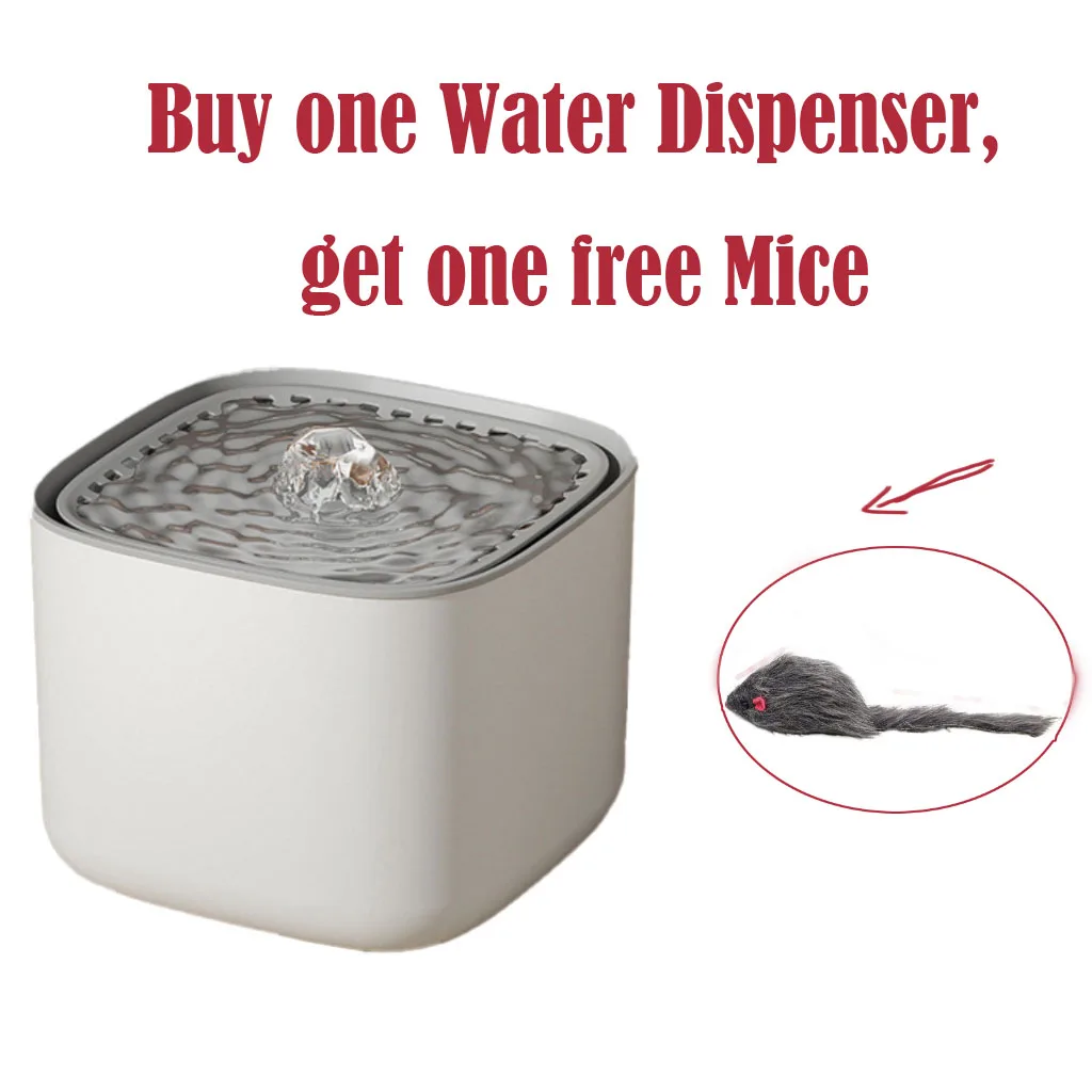 3L/101oz Automatic Pet Water Fountain with USB, Quiet Circulating Filter for Cats and Dogs
3L/101oz Automatic Pet Water Fountain with USB, Quiet Circulating Filter for Cats and Dogs