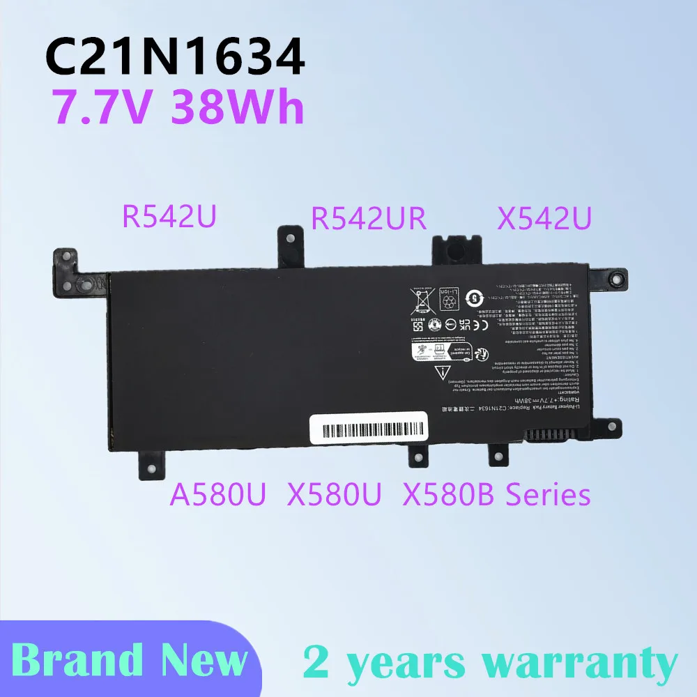 2ICP4/59/134 Laptop battery FOR ASUS VivoBook 15 A580U X580U X580B R542U FL8000L R542UR X542U FL5900L Series C21N1634
2ICP4/59/134 Laptop battery FOR ASUS VivoBook 15 A580U X580U X580B R542U FL8000L R542UR X542U FL5900L Series C21N1634