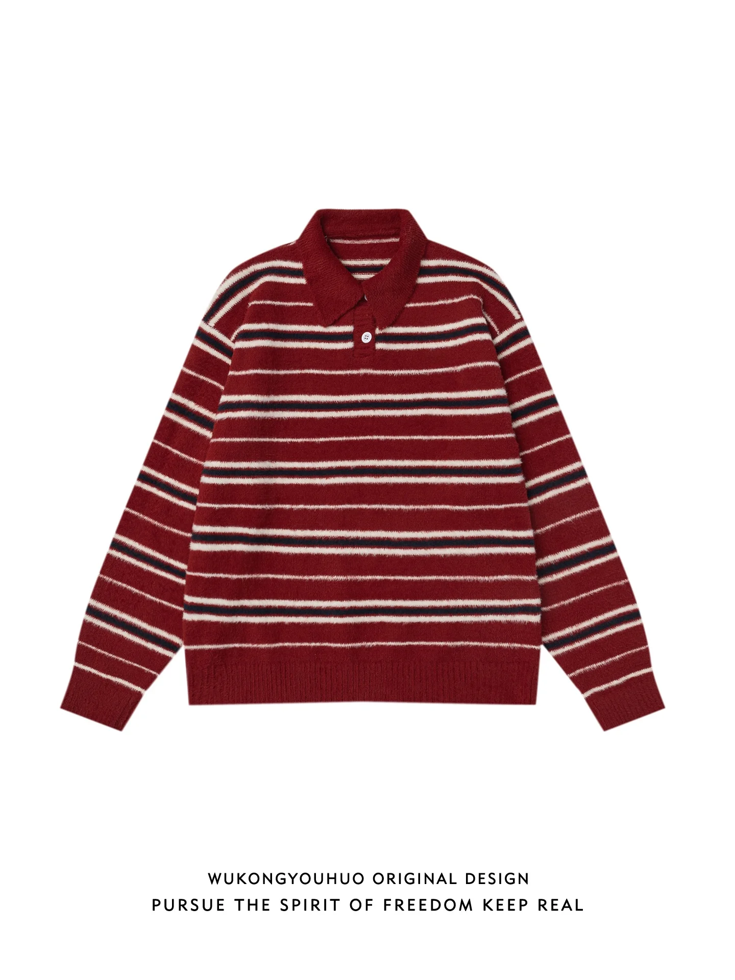 Модный американский ретро-свитер в полоску с воротником, свободный, осенний, вязаный, для молодежи, повседневный, удобный, теплый
Модный американский ретро-свитер в полоску с воротником, свободный, осенний, вязаный, для молодежи, повседневный, удобный, теплый