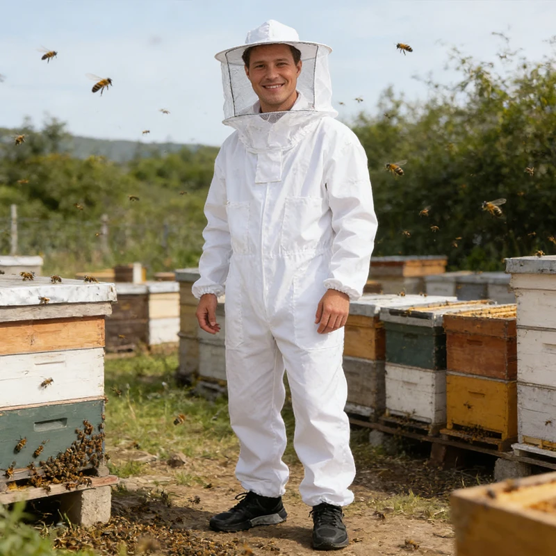 Protective Dress Bee Clothing Beekeeping Equipment Beekeeper Suit Tools Clothes Dustproof Articles Keeping Costume Safety Bees
Protective Dress Bee Clothing Beekeeping Equipment Beekeeper Suit Tools Clothes Dustproof Articles Keeping Costume Safety Bees