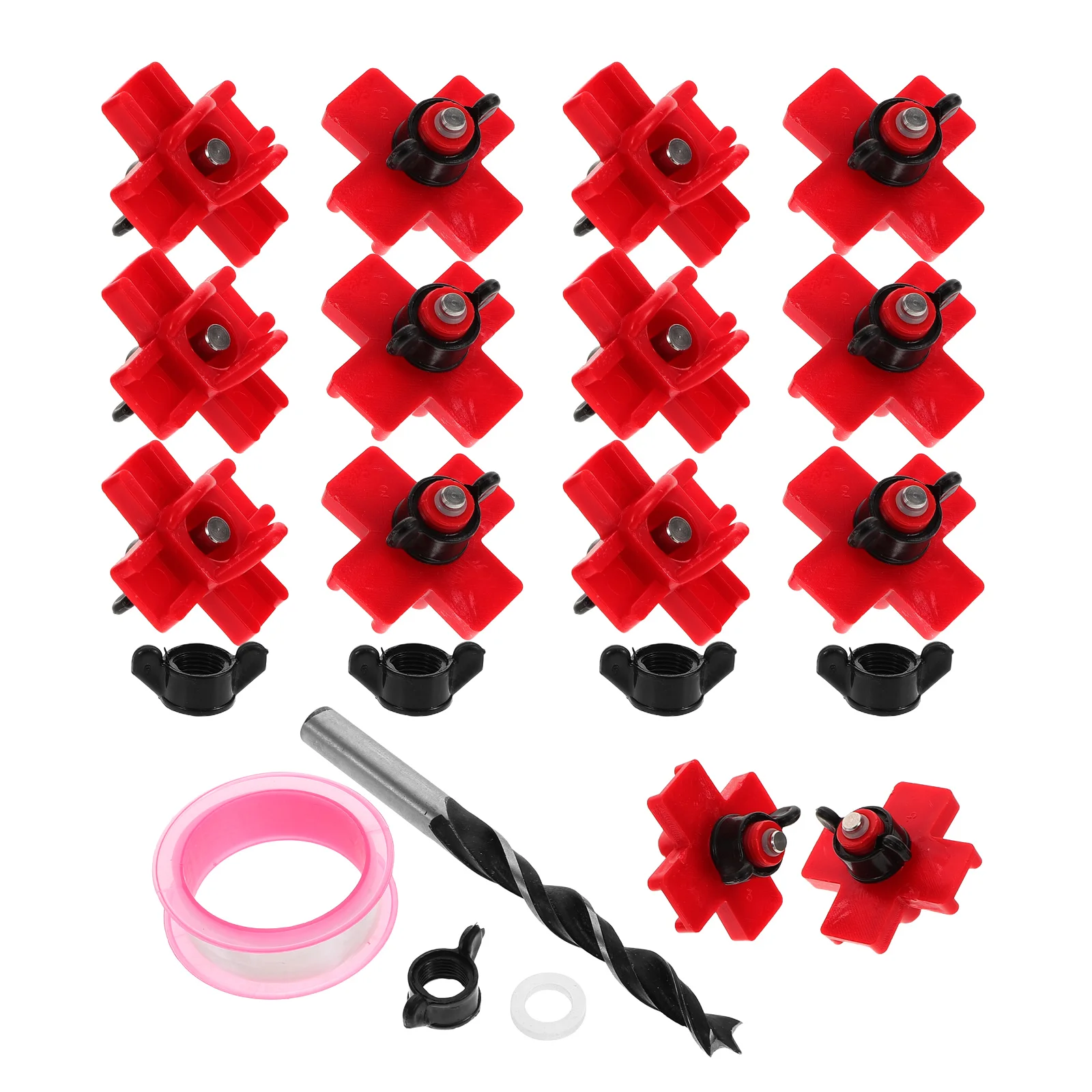 12 Set Automatic Drinking Fountain Poultry Nipples Waterer Washable Accessories Chicken Coop Leakproof System Large Capacity
12 Set Automatic Drinking Fountain Poultry Nipples Waterer Washable Accessories Chicken Coop Leakproof System Large Capacity