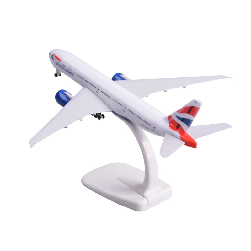 20CM Toy planes British Airways B777 1:300 Scale Aircraft Alloy diecast plane model boys toys with Landing Gear Wheels
20CM Toy planes British Airways B777 1:300 Scale Aircraft Alloy diecast plane model boys toys with Landing Gear Wheels