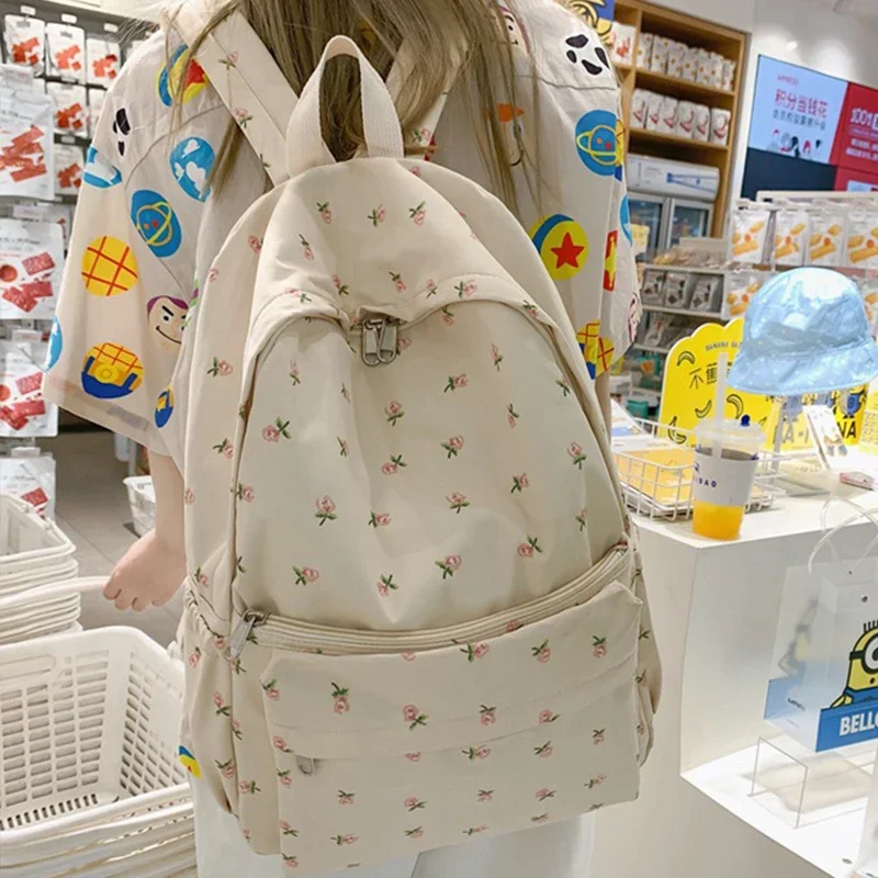 Fashion Floral Backpack for Women 2024 New Trend Waterproof Nylon Rucksack Teenager Large Capacity Student School Bag Travel Bag
Fashion Floral Backpack for Women 2024 New Trend Waterproof Nylon Rucksack Teenager Large Capacity Student School Bag Travel Bag