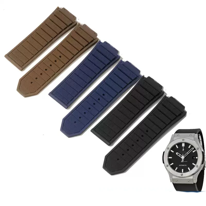 Watch Accessories Men's Rubber Strap For HUBLOT Series Sports Strap 19mm*29mm Women's Silicone Rubber Strap Folding Buckle 24mm
Watch Accessories Men's Rubber Strap For HUBLOT Series Sports Strap 19mm*29mm Women's Silicone Rubber Strap Folding Buckle 24mm