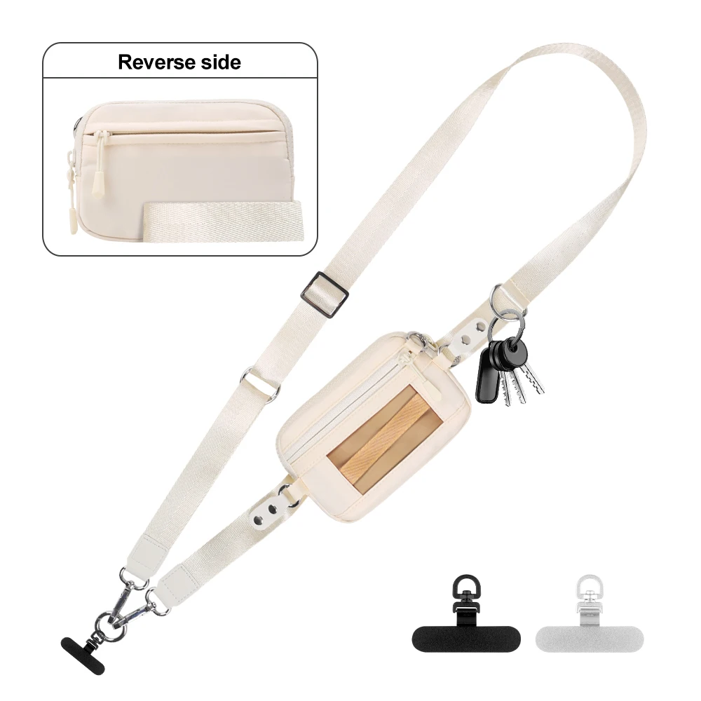 Portable Striped Design Detachable Mobile Phone Straps Crossbody Bag Belt with Id Card Storage Bag Mobile Phone Anti-lost Travel
Portable Striped Design Detachable Mobile Phone Straps Crossbody Bag Belt with Id Card Storage Bag Mobile Phone Anti-lost Travel
