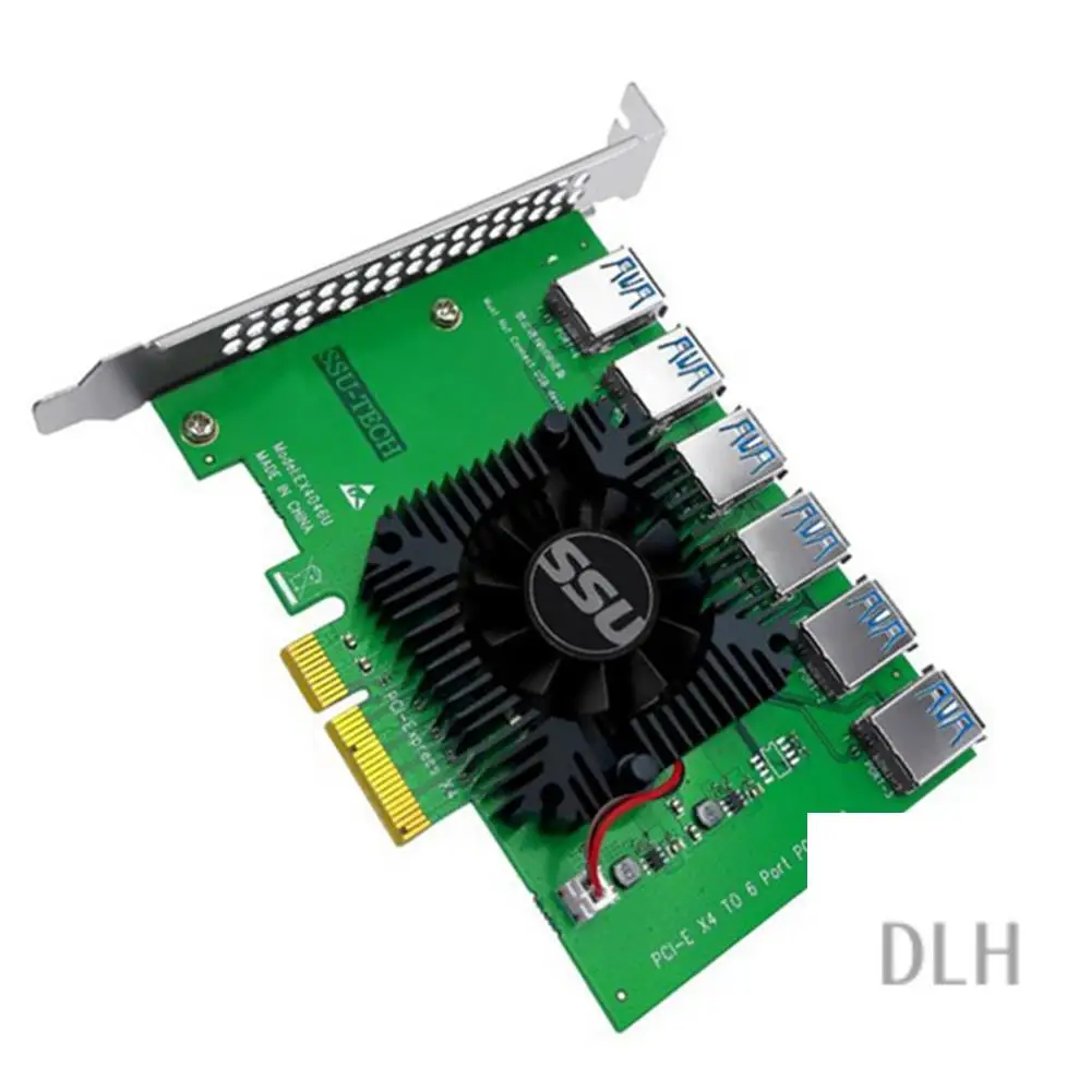 VO-PCIE Riser PCI-E 1–6 Riser Card PCI Express X16 Удлинитель 0,6 М USB 3.0 Кабель SATA–6 контактов питания для видеокарты
VO-PCIE Riser PCI-E 1–6 Riser Card PCI Express X16 Удлинитель 0,6 М USB 3.0 Кабель SATA–6 контактов питания для видеокарты