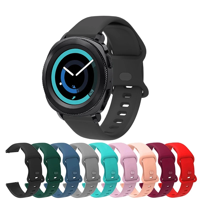 20mm Silicone Strap For Samsung Gear Sport/Gear S2 Classic Smart Watch Replace Bracelet For Huawei Watch 2 42mm Watchband 
20mm Silicone Strap For Samsung Gear Sport/Gear S2 Classic Smart Watch Replace Bracelet For Huawei Watch 2 42mm Watchband