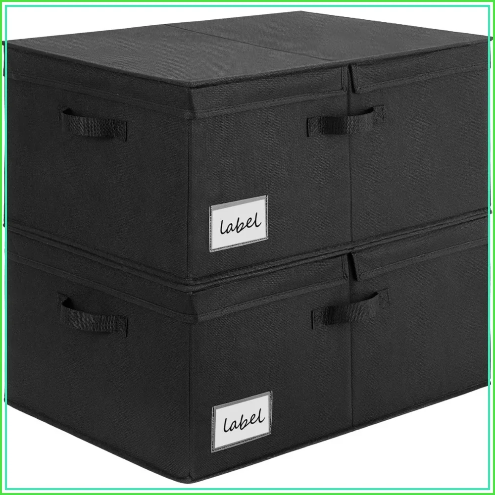 Extra Large 63L Storage Bins with Double-Open Lid, Closet Organizer, Stackable, 2-Pack
Extra Large 63L Storage Bins with Double-Open Lid, Closet Organizer, Stackable, 2-Pack