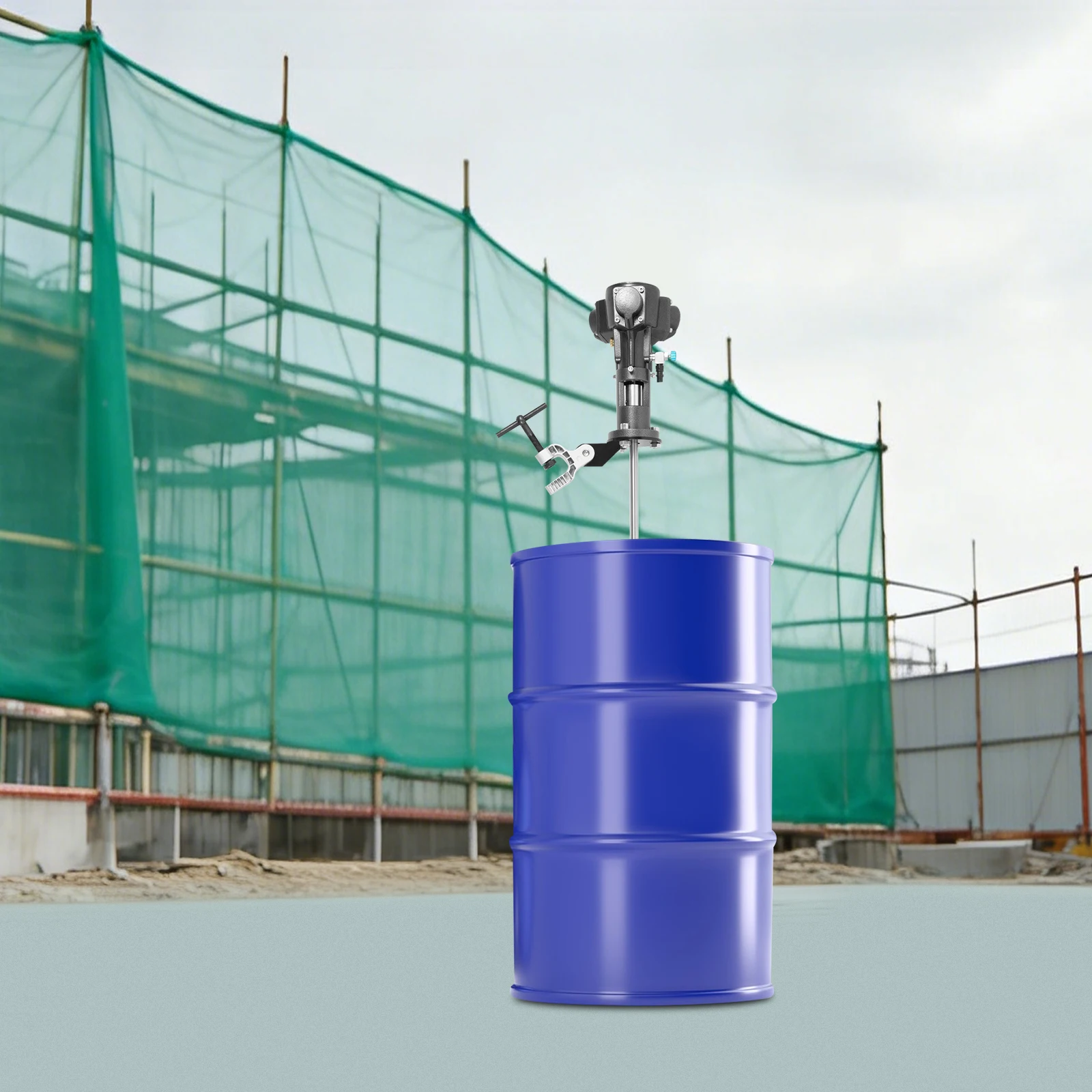 Pneumatic Mixer, 1/2 HP Air Mixer 2000 RPM, 50 Gallon Stainless Steel Barrel, Concrete Putty Paint Mixer, Industrial Paint Mixer, Pneumatic Stirrer, Adjustable Clamp
Pneumatic Mixer, 1/2 HP Air Mixer 2000 RPM, 50 Gallon Stainless Steel Barrel, Concrete Putty Paint Mixer, Industrial Paint Mixer, Pneumatic Stirrer, Adjustable Clamp