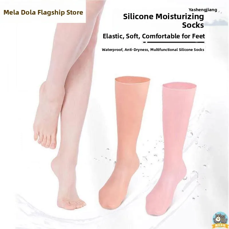 Silicone Moisturizing Socks Women's Extended Length Foot Protection Covers Anti-Dry Crack Soft Silicone Leg Protection
Silicone Moisturizing Socks Women's Extended Length Foot Protection Covers Anti-Dry Crack Soft Silicone Leg Protection