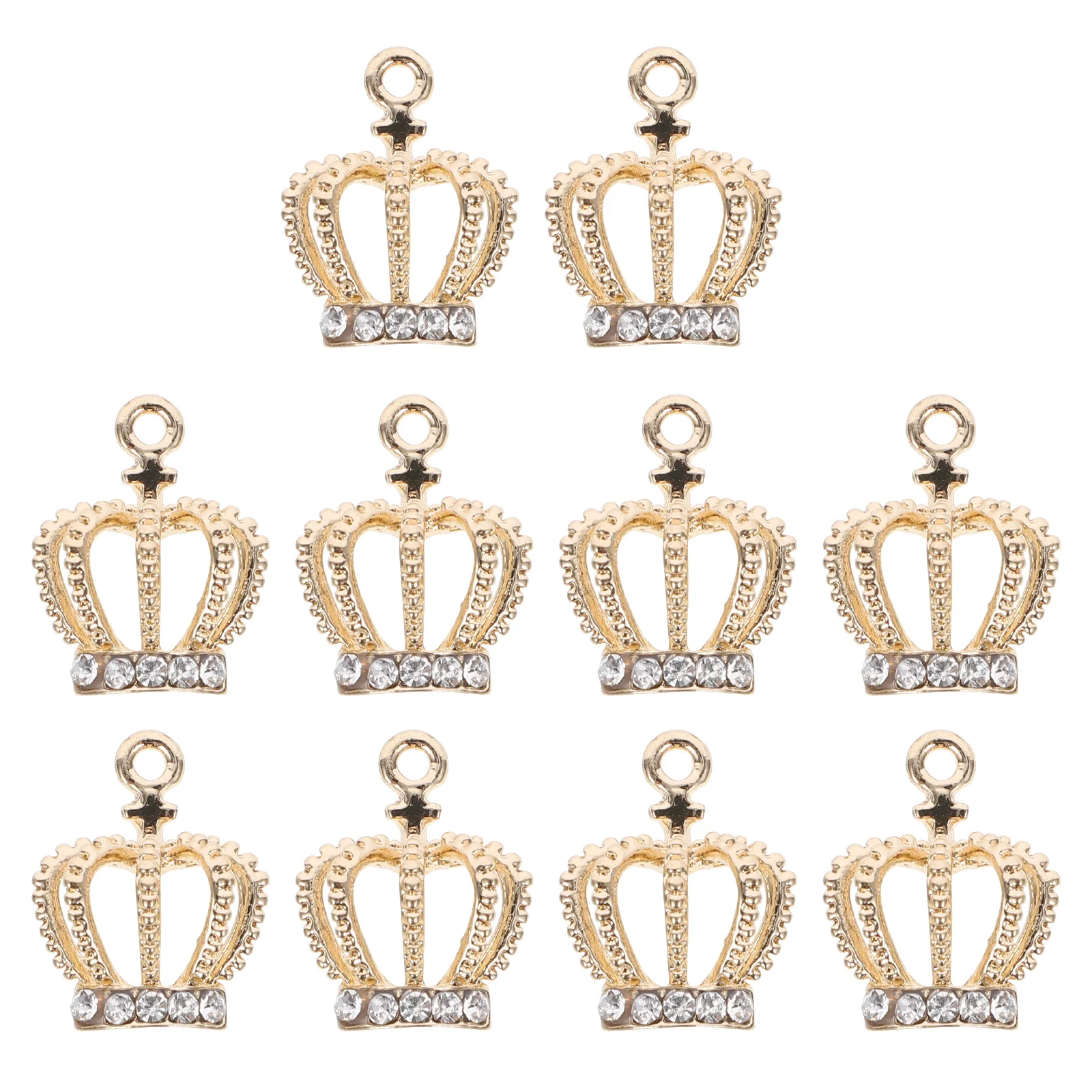 10pcs Crown Pendant Accessories Alloy Jewelry Making Supplies DIY Necklace Parts Bright Color Non Fading Creative Gifts Metal
10pcs Crown Pendant Accessories Alloy Jewelry Making Supplies DIY Necklace Parts Bright Color Non Fading Creative Gifts Metal