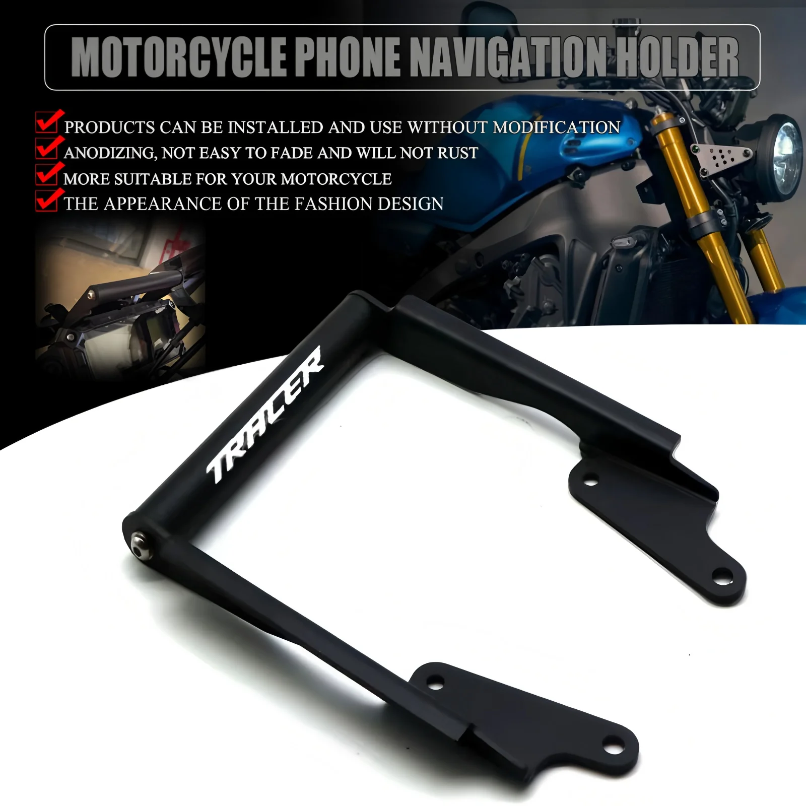 For Yamaha MT-09 MT09 Tracer 900 2015 2016 2017 2018 Motorcycle Accessories 22mm GPS Phone Stand Bracket Holder Navigation Plate
For Yamaha MT-09 MT09 Tracer 900 2015 2016 2017 2018 Motorcycle Accessories 22mm GPS Phone Stand Bracket Holder Navigation Plate