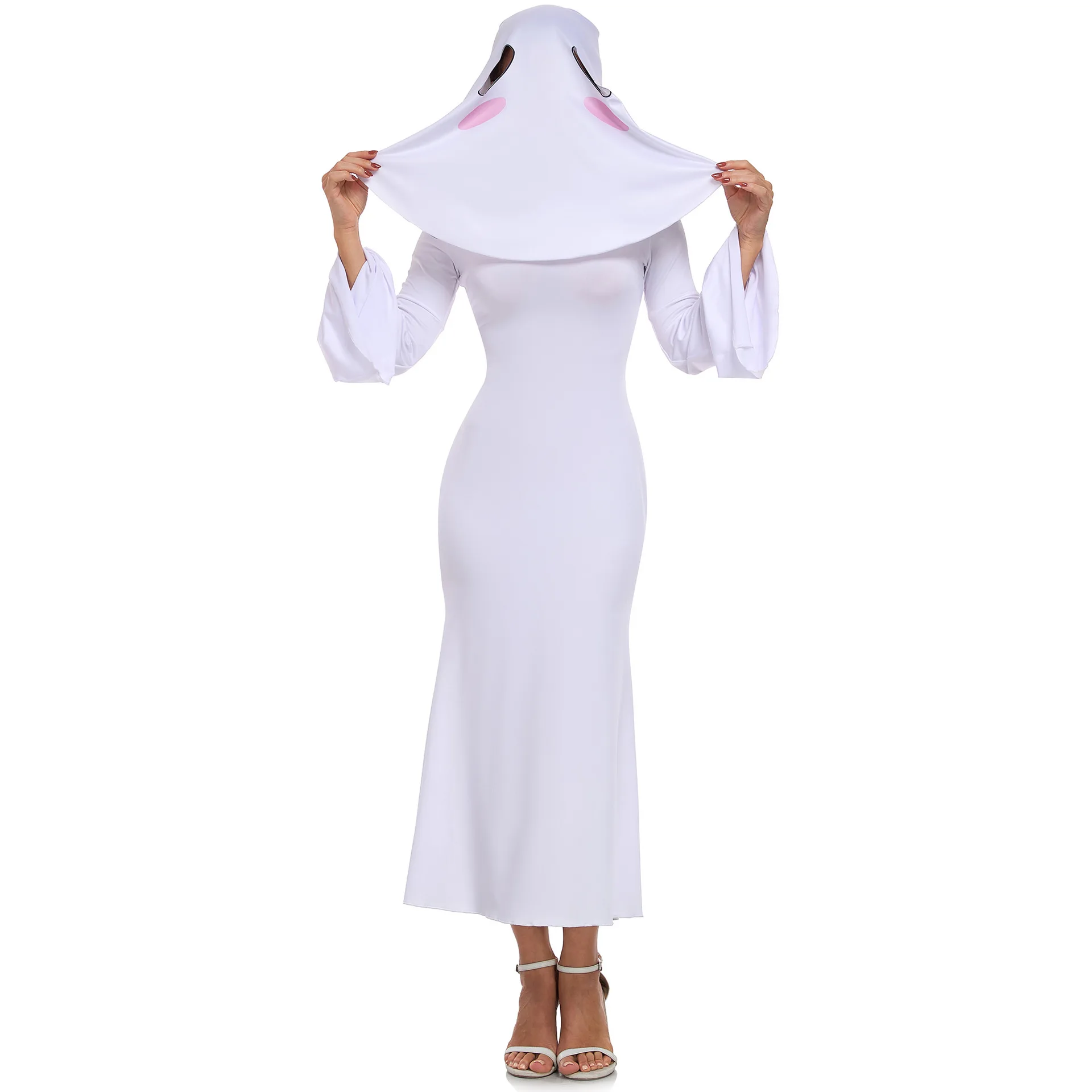 Adorable Ghost Lady Cosplay Dress Women's Stage Performance Costume SXL Ghost Girl Cute Mrs. Apricot Halloween Costume
Adorable Ghost Lady Cosplay Dress Women's Stage Performance Costume SXL Ghost Girl Cute Mrs. Apricot Halloween Costume