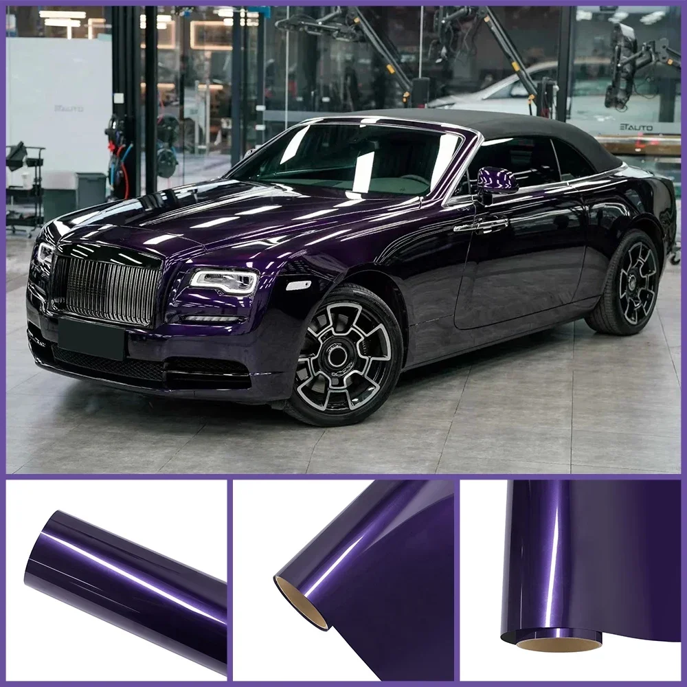 Car Whole Body Decal Sticker Protective Cover Premium Metallic Midnight Purple Wrap DIY Vinyl Film Auto Tuning Accessories
Car Whole Body Decal Sticker Protective Cover Premium Metallic Midnight Purple Wrap DIY Vinyl Film Auto Tuning Accessories