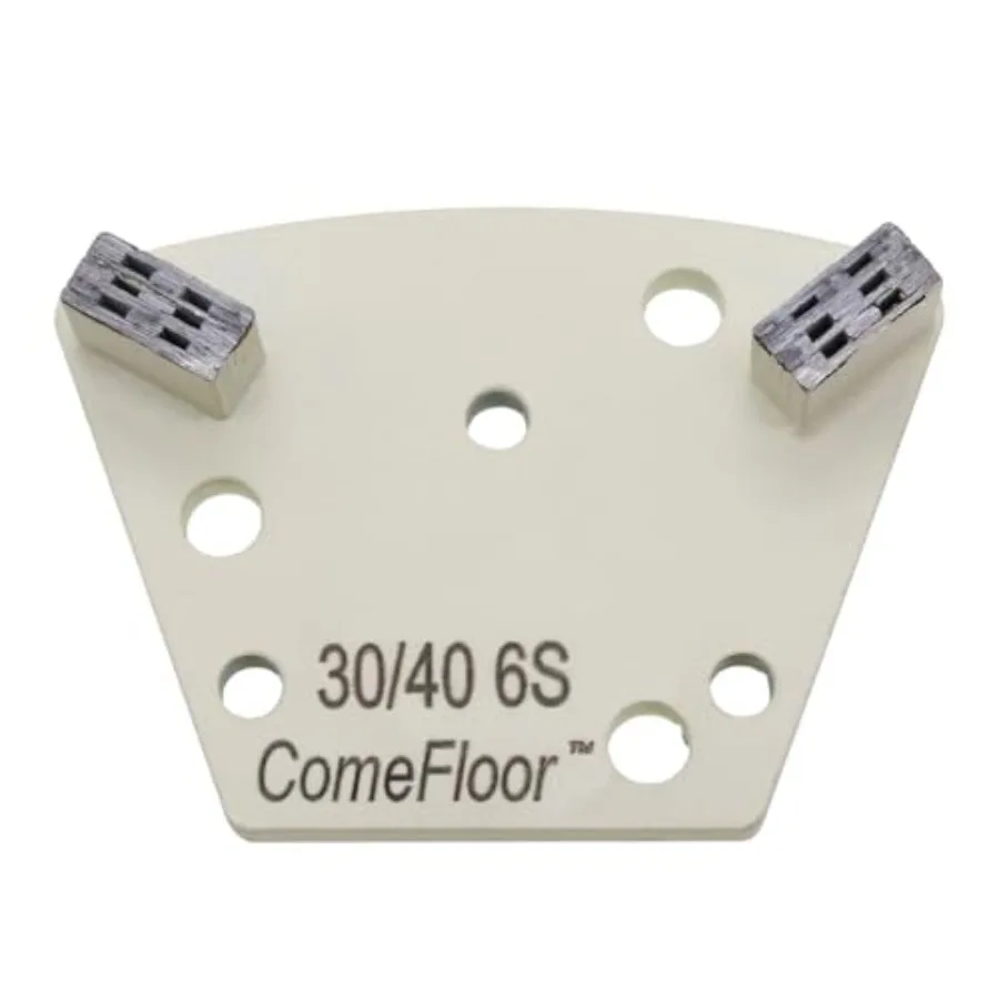 Trapezoid Diamond Grinding Disc for Super Hard Concrete Floor Preparation Compatible with Diamatic/Sase/CPS Grinders 30/40 Grit
Trapezoid Diamond Grinding Disc for Super Hard Concrete Floor Preparation Compatible with Diamatic/Sase/CPS Grinders 30/40 Grit