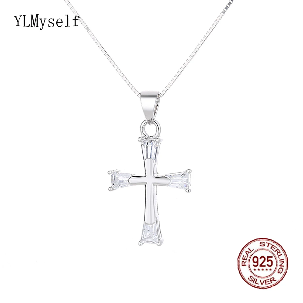 Real Solid 925 Sterling Silver Cross Pendant Choker Pave Bling T-Shape Cubic Zircon Necklace Fine Jewelry For Women
Real Solid 925 Sterling Silver Cross Pendant Choker Pave Bling T-Shape Cubic Zircon Necklace Fine Jewelry For Women