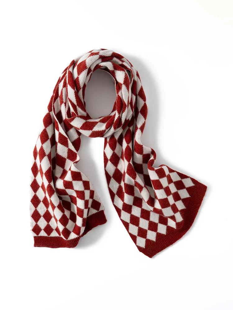 Women's Autumn Winter Simple Versatile Casual Checkerboard Exquisite 100% Cashmere Scarf Soft Warm Comfortable Daily
Women's Autumn Winter Simple Versatile Casual Checkerboard Exquisite 100% Cashmere Scarf Soft Warm Comfortable Daily