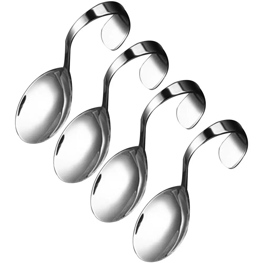 4 Pcs Curved Handle Spoon Stainless Steel Salad Serving Kitchen Utensils Rustproof Tableware Practical Home Restaurant
4 Pcs Curved Handle Spoon Stainless Steel Salad Serving Kitchen Utensils Rustproof Tableware Practical Home Restaurant