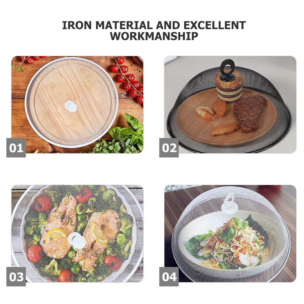 4pcs Mesh Food Cover Metal Kitchen Waterproof Iron H Design Tent Protector for BBQ Steak Vegetables Fruits Picnic Camping
4pcs Mesh Food Cover Metal Kitchen Waterproof Iron H Design Tent Protector for BBQ Steak Vegetables Fruits Picnic Camping