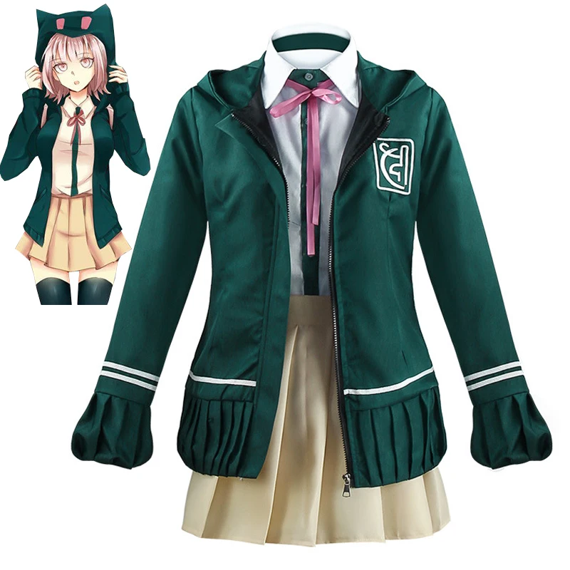 Qikai Chiaki cosplay costume hooded performance suit jk uniform, projectile on broken anime clothes cosplay
Qikai Chiaki cosplay costume hooded performance suit jk uniform, projectile on broken anime clothes cosplay