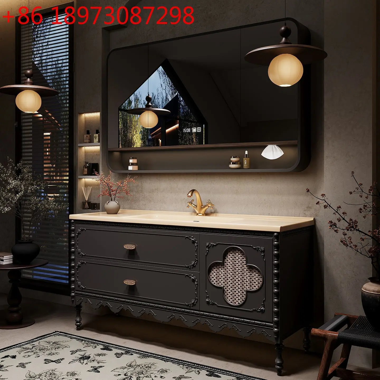 Шкаф для ванной комнаты из ротанга от пола до потолка, шкаф для умывальника, комбинированный керамический встроенный умывальник
Шкаф для ванной комнаты из ротанга от пола до потолка, шкаф для умывальника, комбинированный керамический встроенный умывальник