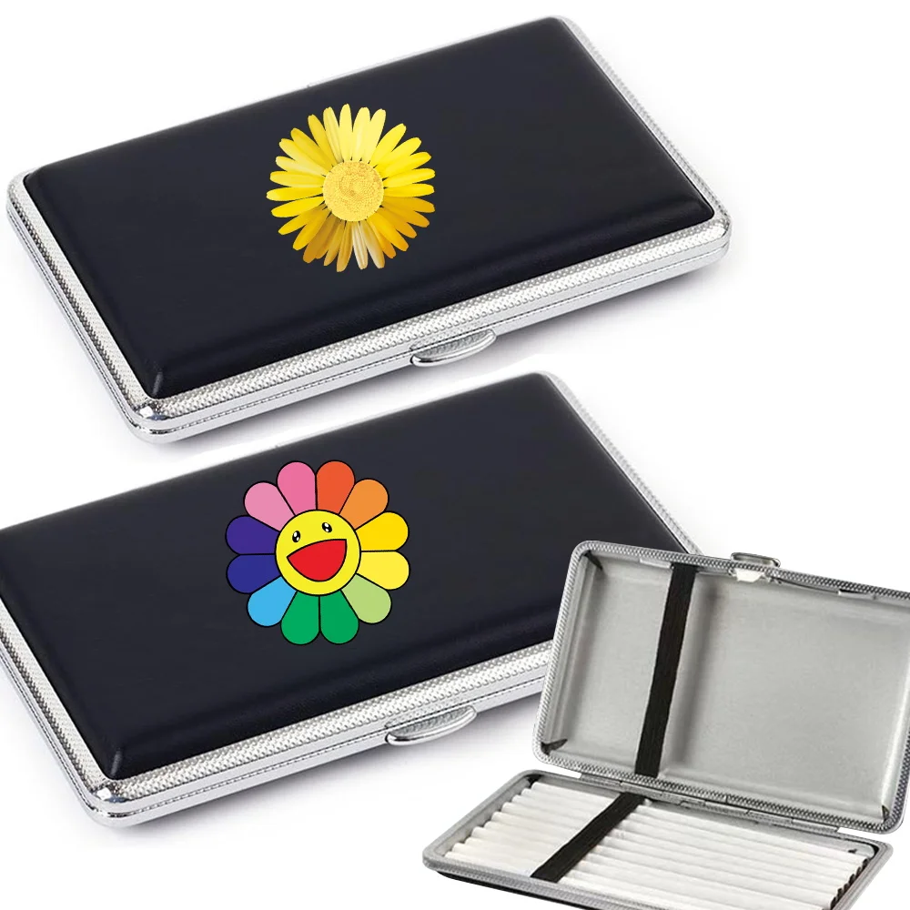 Portable PU Cigarette Organizer Case High-capacity Dustproof Waterproof Smoking Accessories Daisy Pattern
Portable PU Cigarette Organizer Case High-capacity Dustproof Waterproof Smoking Accessories Daisy Pattern