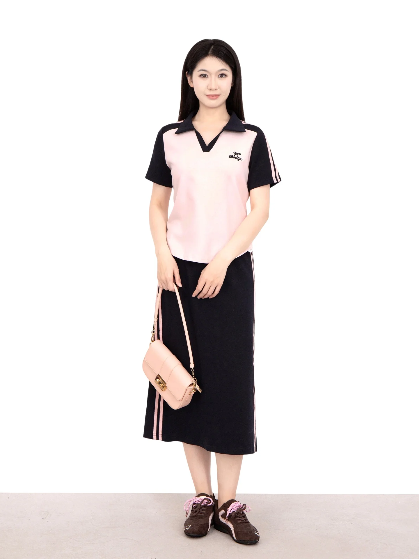 Stylish Sporty Casual Short Sleeve Two-Piece Set plus Size 2026 High Waist Midi Skirt Shirt Elastic Comfortable Fit
Stylish Sporty Casual Short Sleeve Two-Piece Set plus Size 2026 High Waist Midi Skirt Shirt Elastic Comfortable Fit