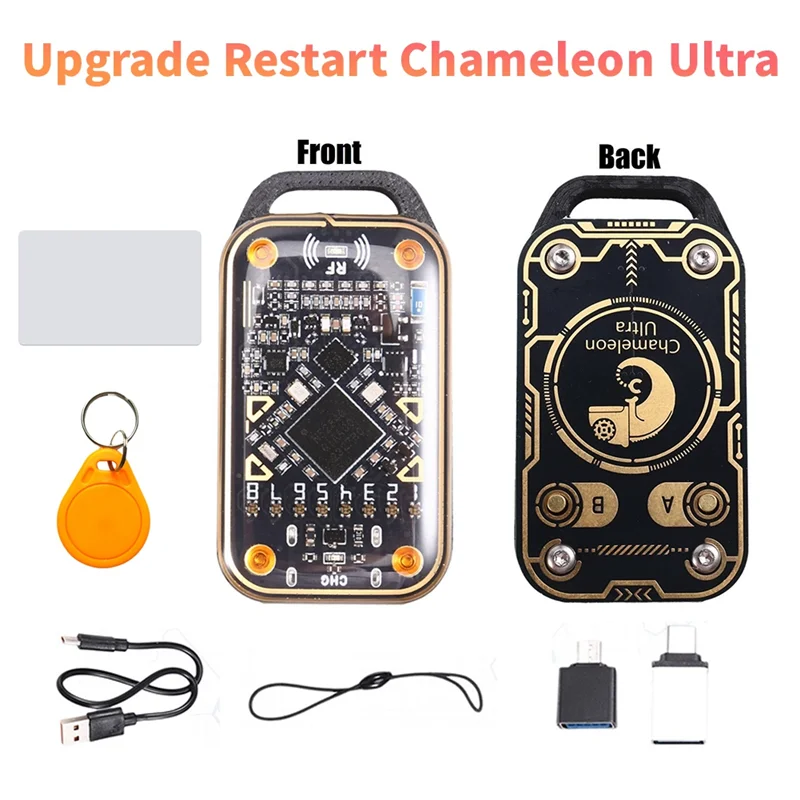 N05R Обновление Эмулятор смарт-карт Chameleon Ultra + карта QID/брелок RFID Считыватель смарт-чипов 125K 13,56M Дубликатор карт NFC
N05R Обновление Эмулятор смарт-карт Chameleon Ultra + карта QID/брелок RFID Считыватель смарт-чипов 125K 13,56M Дубликатор карт NFC