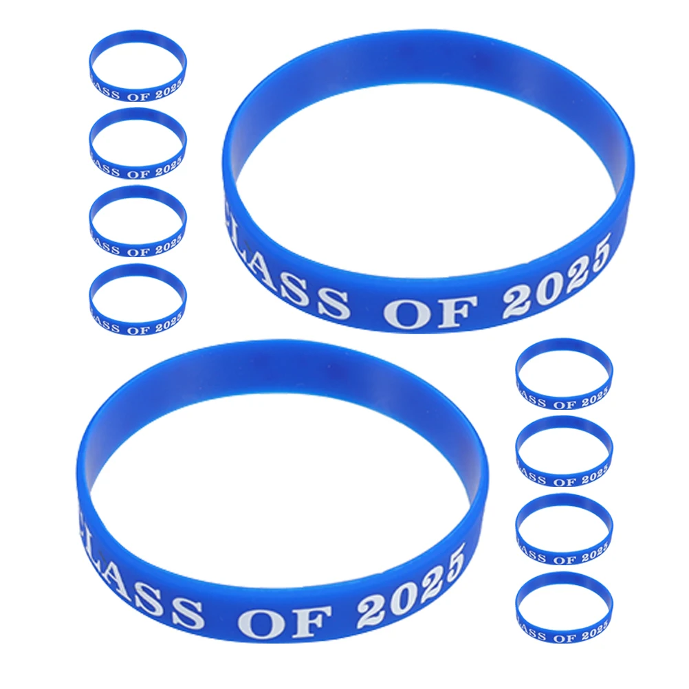 10 pcs Graduation Party Wristbands Silicone Bracelets Blue Awards Candy Classroom Prizes Middle School Event Accessories
10 pcs Graduation Party Wristbands Silicone Bracelets Blue Awards Candy Classroom Prizes Middle School Event Accessories