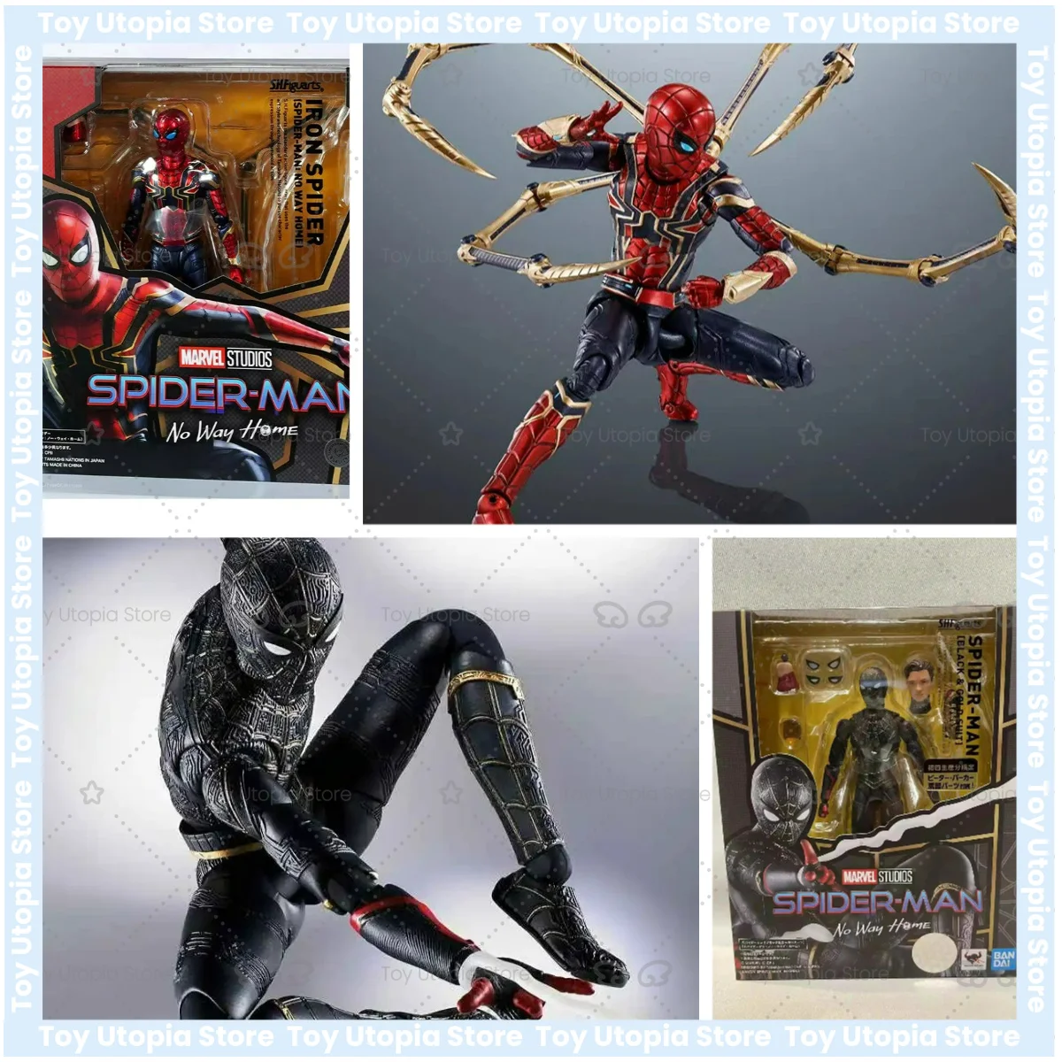 En stock Bandai Auténtico Spider-Man: No Way Home S.h.f. Decoración de modelo coleccionable Iron Spider-Man Peter Parker
En stock Bandai Auténtico Spider-Man: No Way Home S.h.f. Decoración de modelo coleccionable Iron Spider-Man Peter Parker