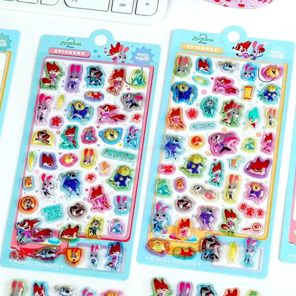 Kawaii Zootopia 3d Crystal Sticker Diy Phone Case Decoration Cute Student Stationery Handbook Sticker Gift Random 2pcs
Kawaii Zootopia 3d Crystal Sticker Diy Phone Case Decoration Cute Student Stationery Handbook Sticker Gift Random 2pcs