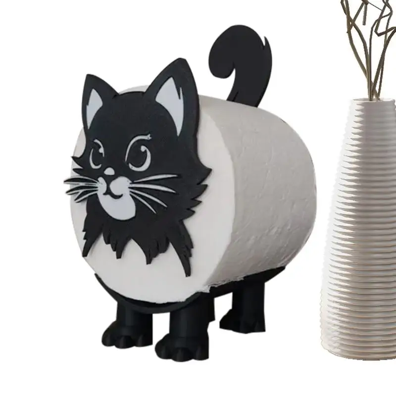 Toilet Paper Holder 3D Printed Cat Tissue Paper Roll Storage Stand Bathroom Self-standing Tissue Rack Aesthetic Accessory For
Toilet Paper Holder 3D Printed Cat Tissue Paper Roll Storage Stand Bathroom Self-standing Tissue Rack Aesthetic Accessory For