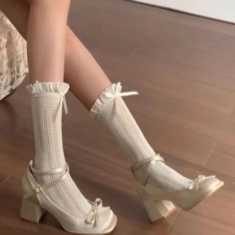 Women's Knot Fairy Style Fashion Sandals Thick Heel Open Toe Single Shoes Summer New Arrival Match Skirts
Women's Knot Fairy Style Fashion Sandals Thick Heel Open Toe Single Shoes Summer New Arrival Match Skirts
