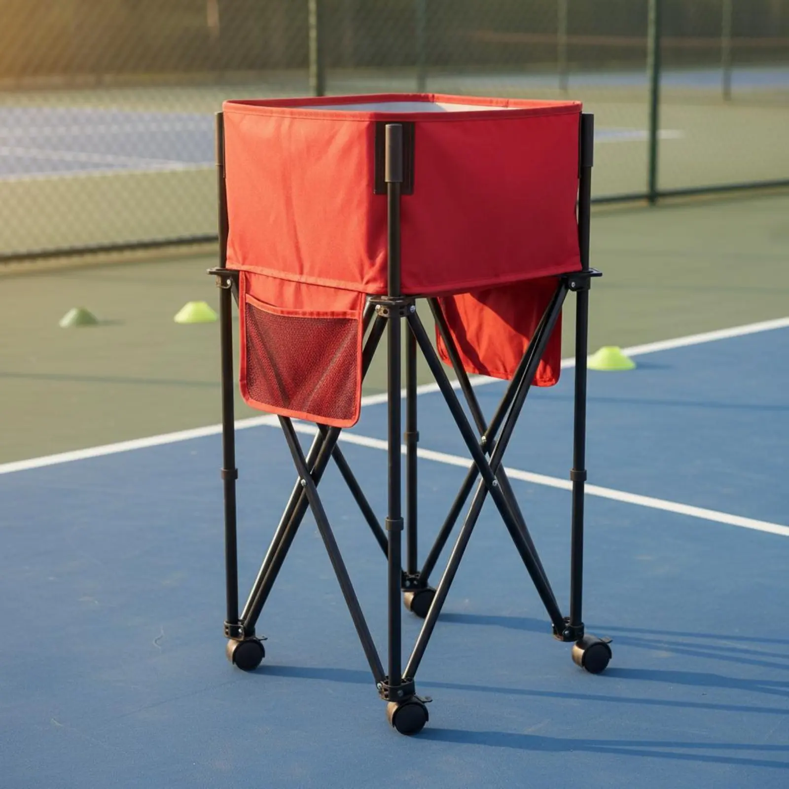 Tennis Ball Carrier Large Capacity Foldable Ball Basket Sports Gear Lightweight Removable Bag for Picnic
Tennis Ball Carrier Large Capacity Foldable Ball Basket Sports Gear Lightweight Removable Bag for Picnic